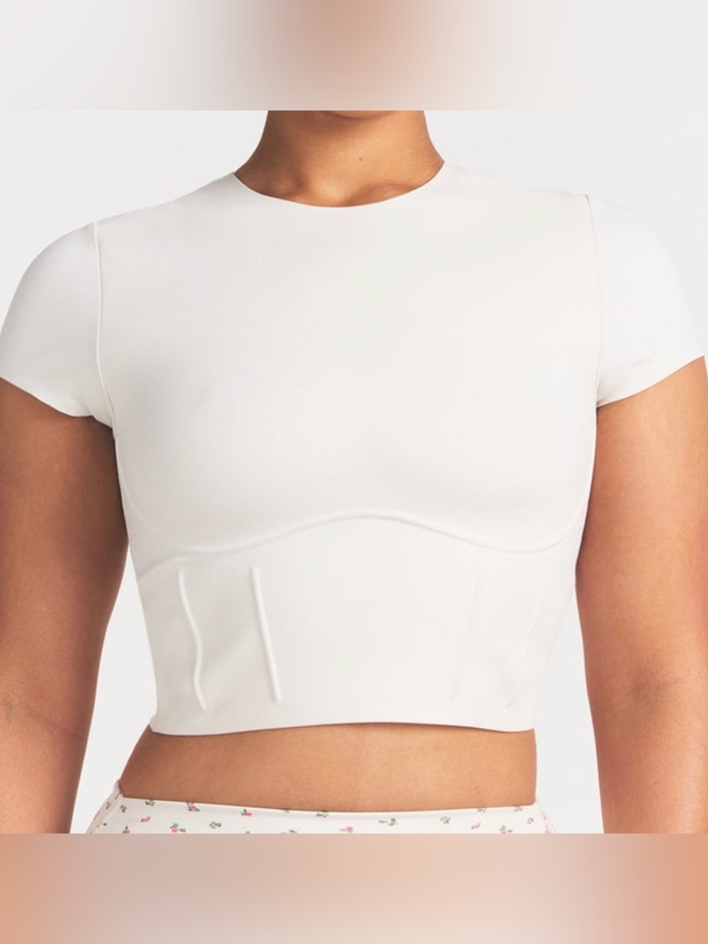NikeSKIMS NWOT Cropped Corset T-shirt